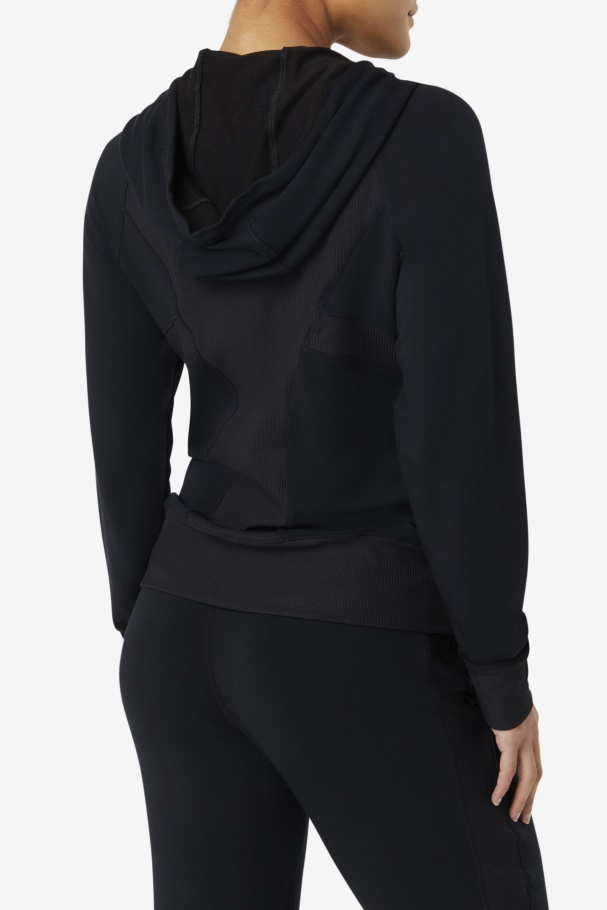 Moletom Com Capuz Preto Fi-lux Texturizado Fila