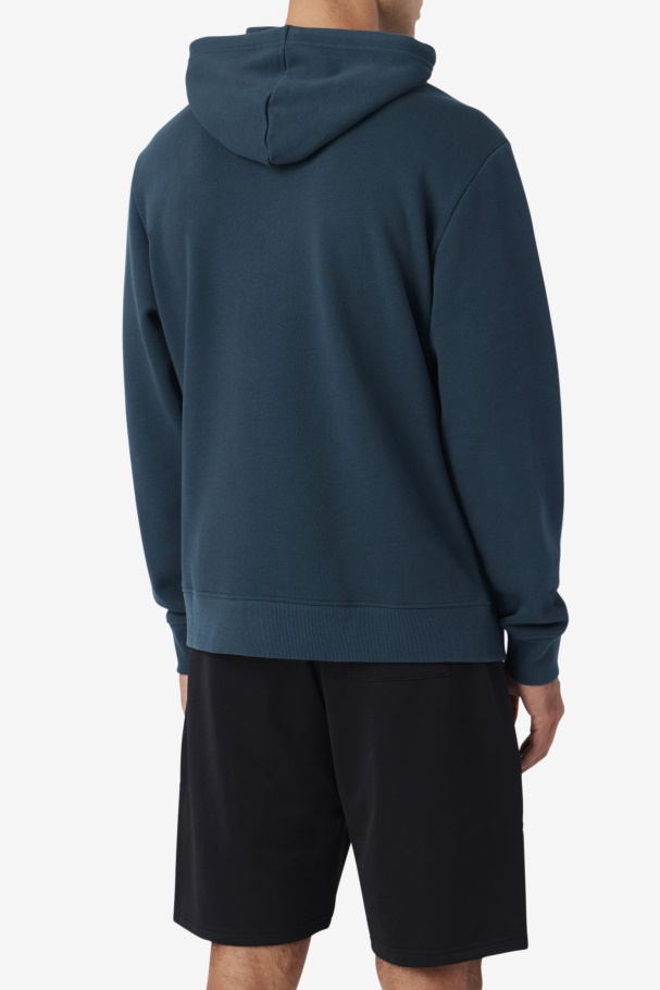 Moletom Com Capuz Samari Fila Teal/garça/marinha