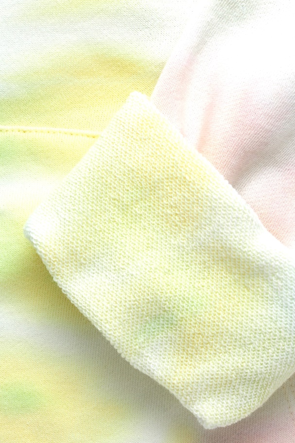 Moletom Com Capuz Tie Dye Aerolynn Tie Dye Fila Duplo Creme