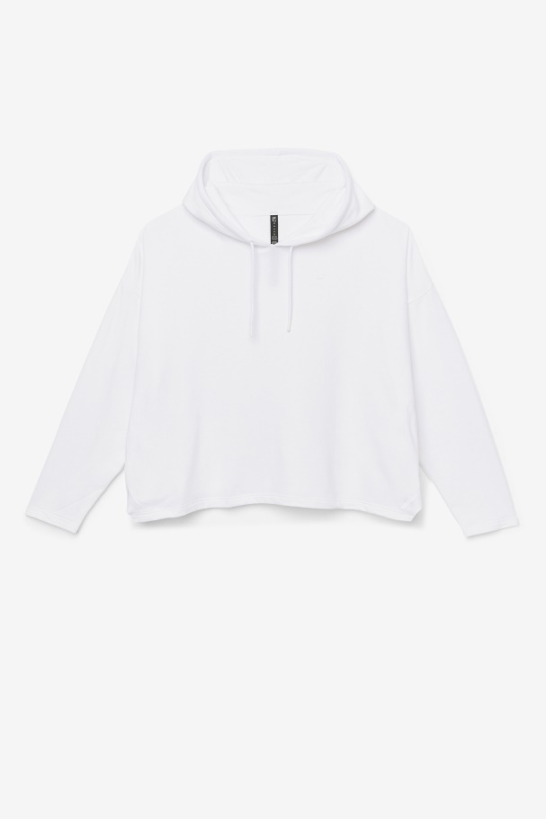 Moletom Cropped Branco Fila Fi-lux