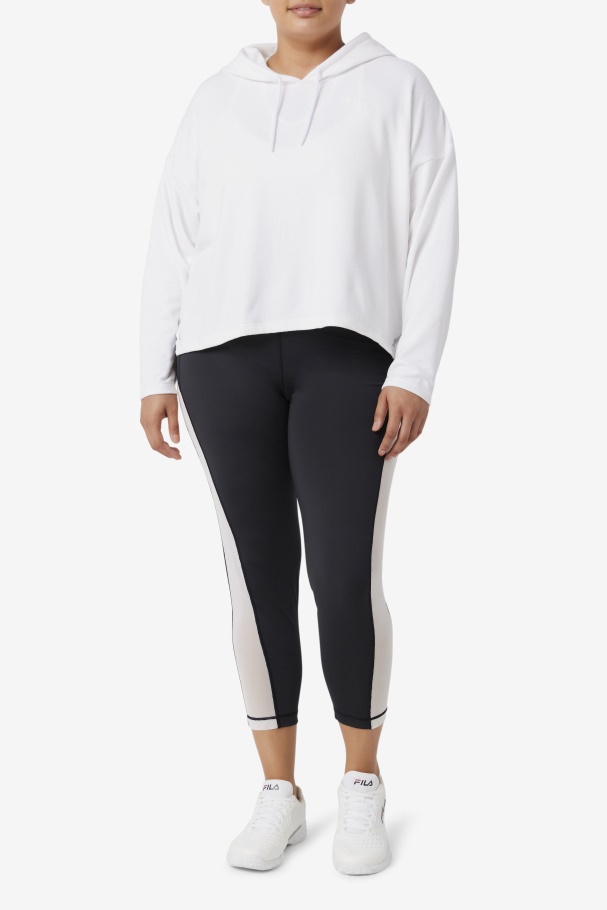 Moletom Cropped Branco Fila Fi-lux