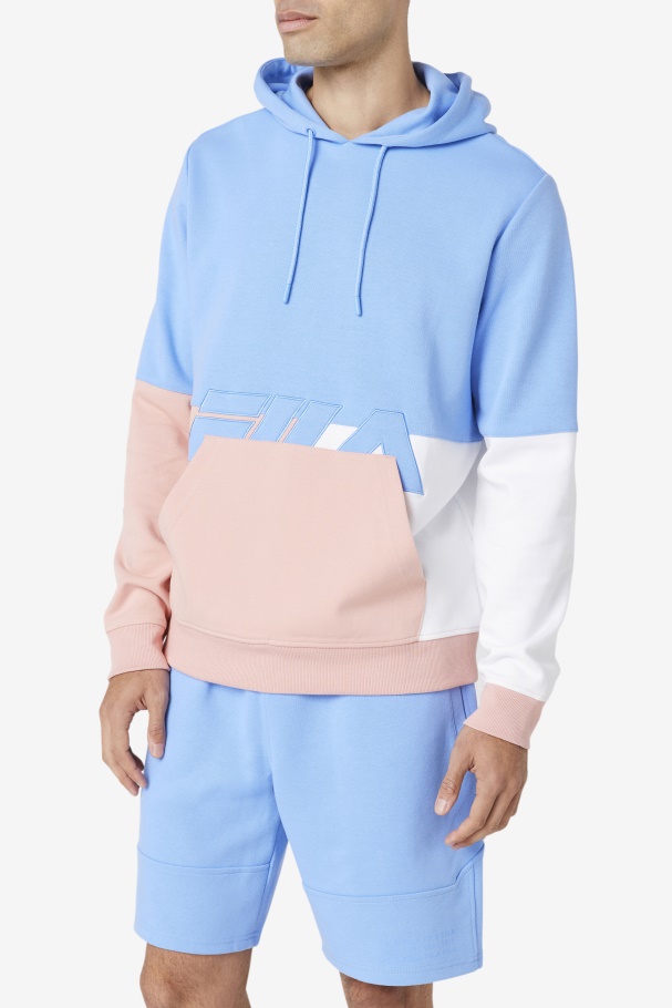 Moletom Fila Azul/nuvem Coral/pedra Madu