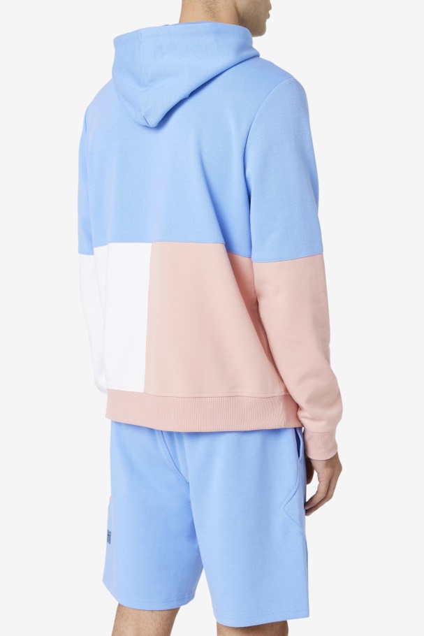 Moletom Fila Azul/nuvem Coral/pedra Madu