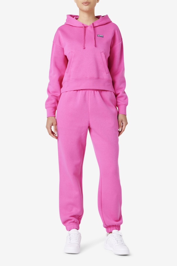 Moletom Rosa Brilho Fila Marina