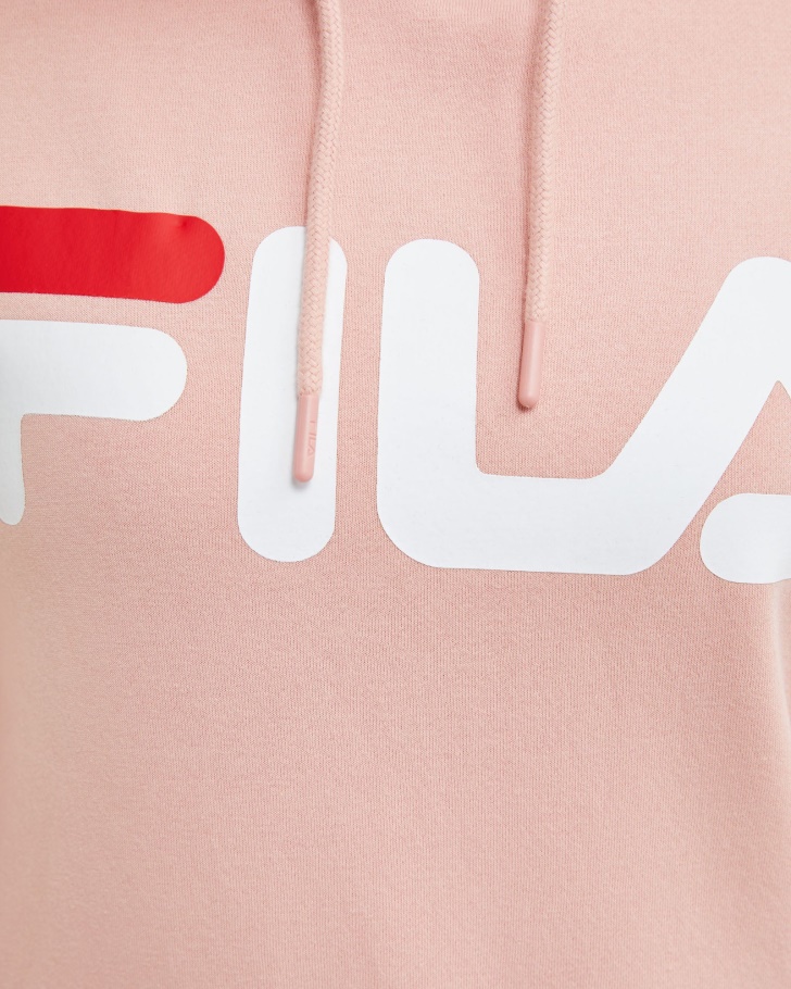 Moletom Rose Clássico Unissex Capuz Fila