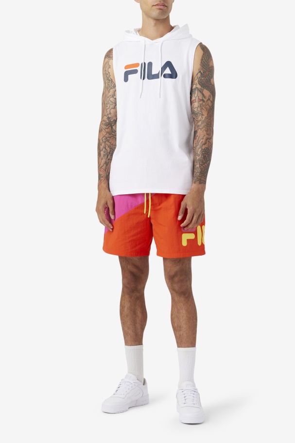 Moletom Sem Mangas Fila Branco/marinho/tomate Cereja Zany