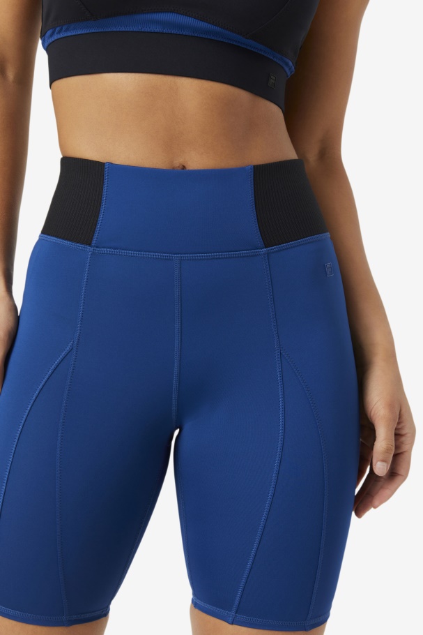 Navy Peony Fila Forza 8\ Texture Bike Short