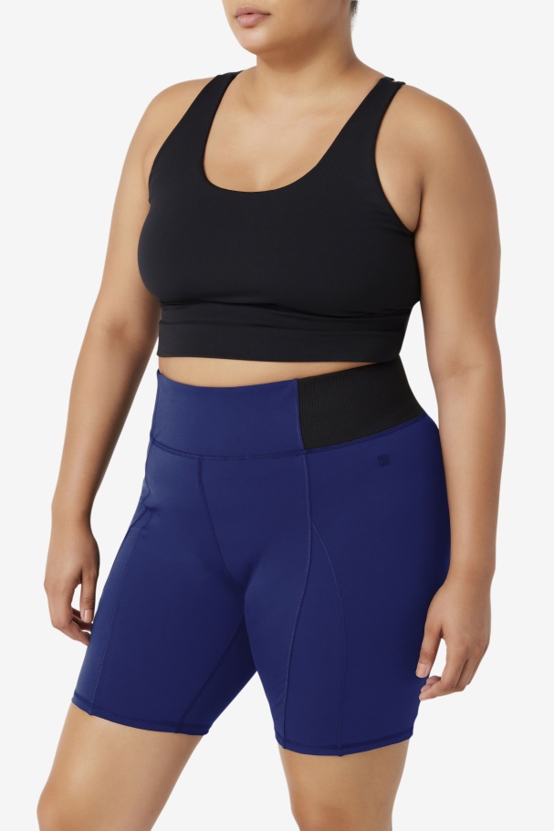 Navy Peony/Black Forza 8\ Texture Bike Short Fila