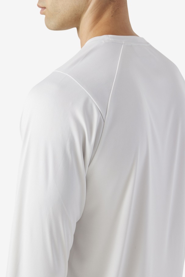 Nimbus Cloud/black Fila Jazam Tripulação De Manga Longa