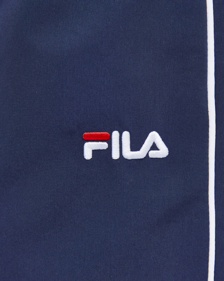 Nova Calça De Microfibra Feminina Clássica Azul Marinho Fila