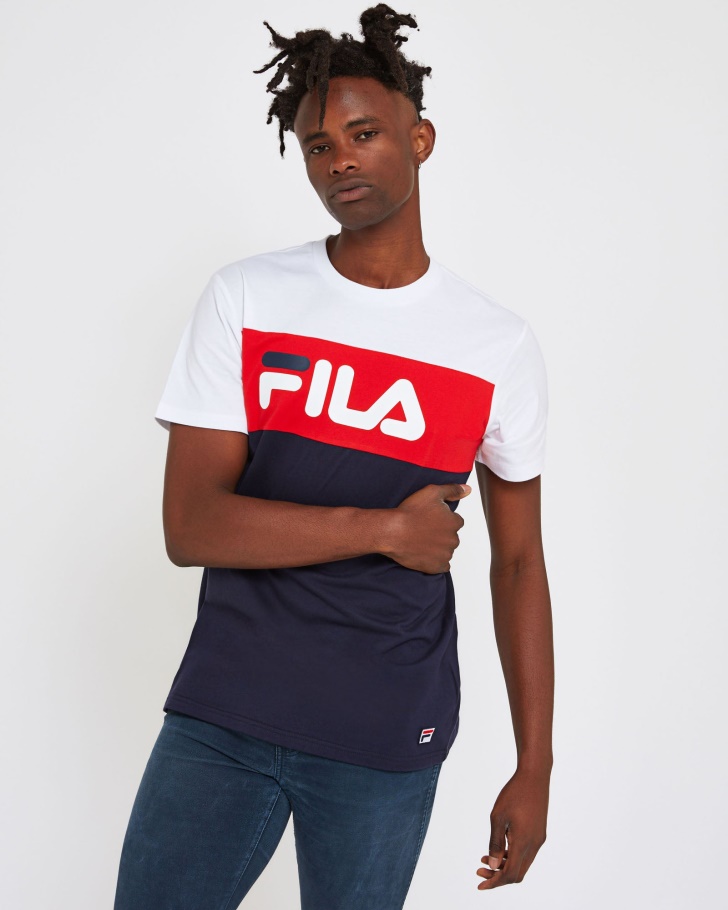 Nova Camiseta Azul Marinho Fila Unissex Genoa