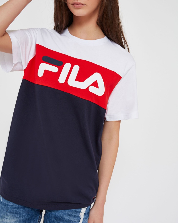 Nova Camiseta Azul Marinho Fila Unissex Genoa