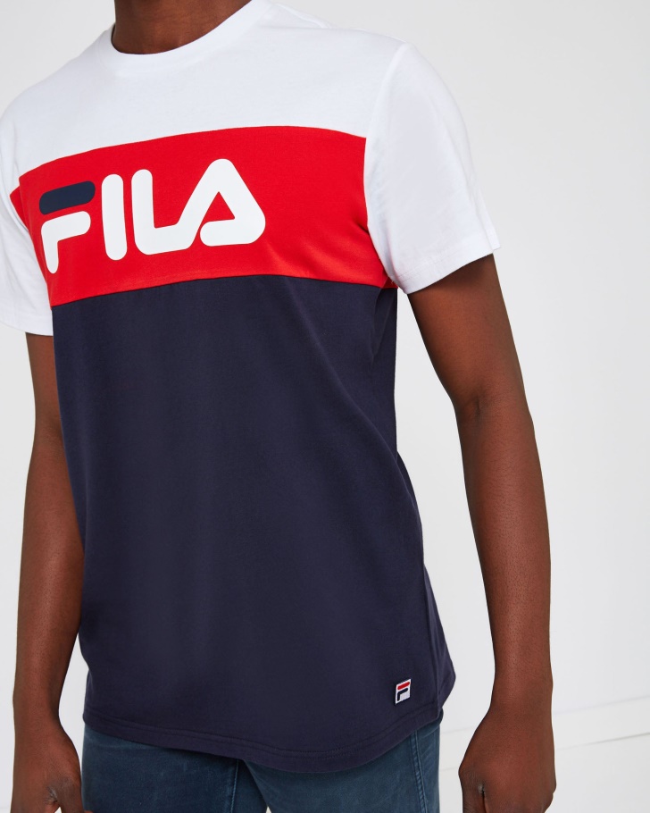 Nova Camiseta Azul Marinho Fila Unissex Genoa