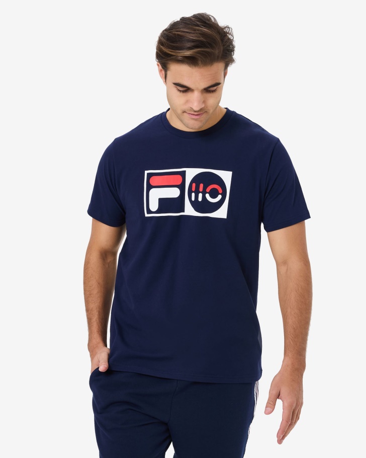 Nova Camiseta De Aniversário Unissex Da Marinha Fila