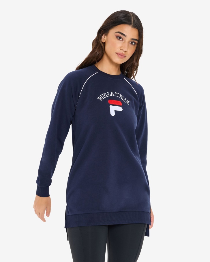 Nova Túnica Feminina Amara Da Marinha Fila