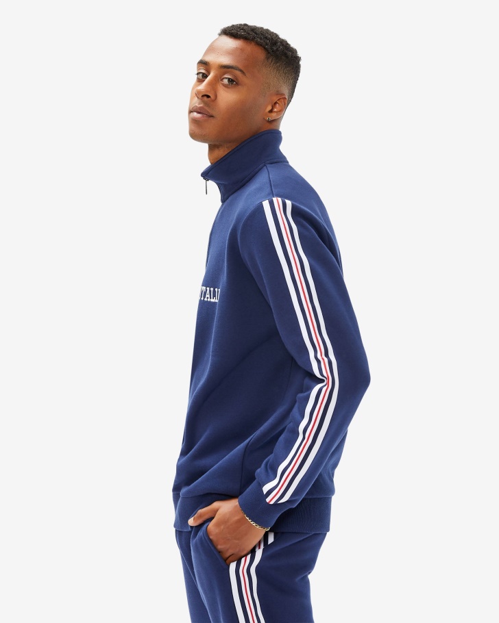 Novo Azul Marinho Fila Aemero Qtr Zip