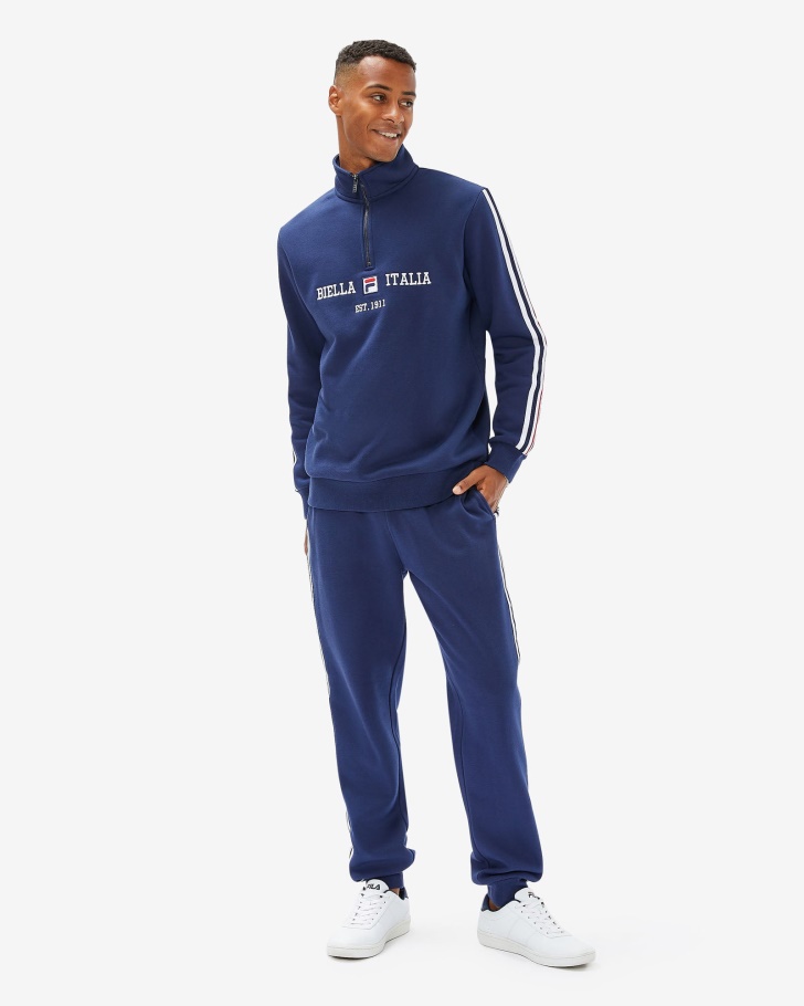 Novo Azul Marinho Fila Aemero Qtr Zip