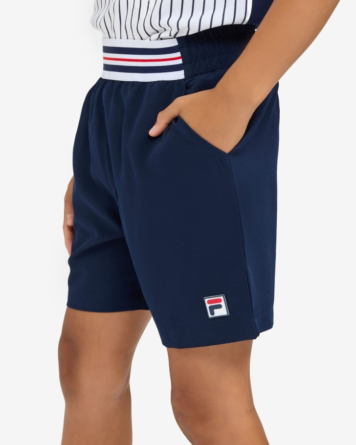 Novo Short Azul Marinho Fila Clay