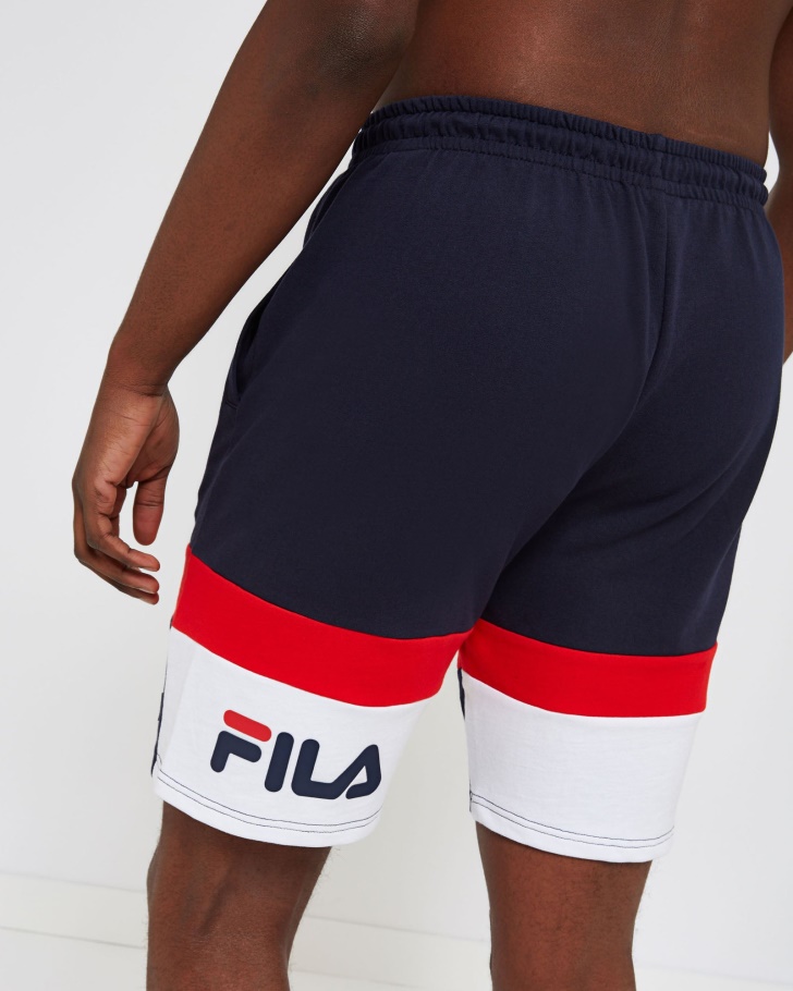 Novo Short Azul Marinho Fila Unissex Verona