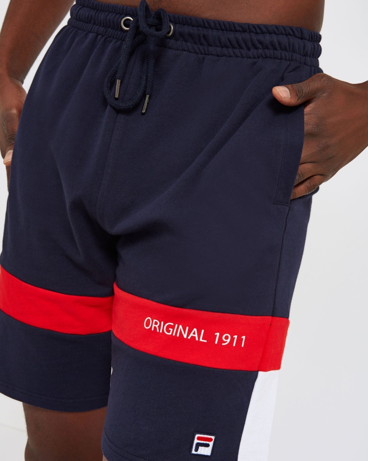 Novo Short Azul Marinho Fila Unissex Verona