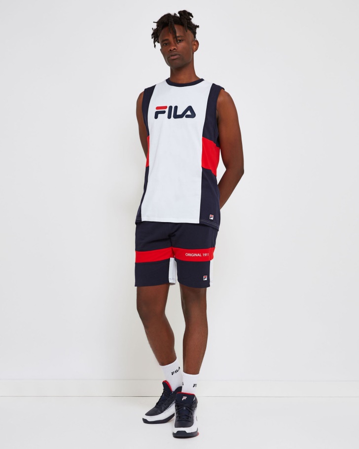 Novo Short Azul Marinho Fila Unissex Verona