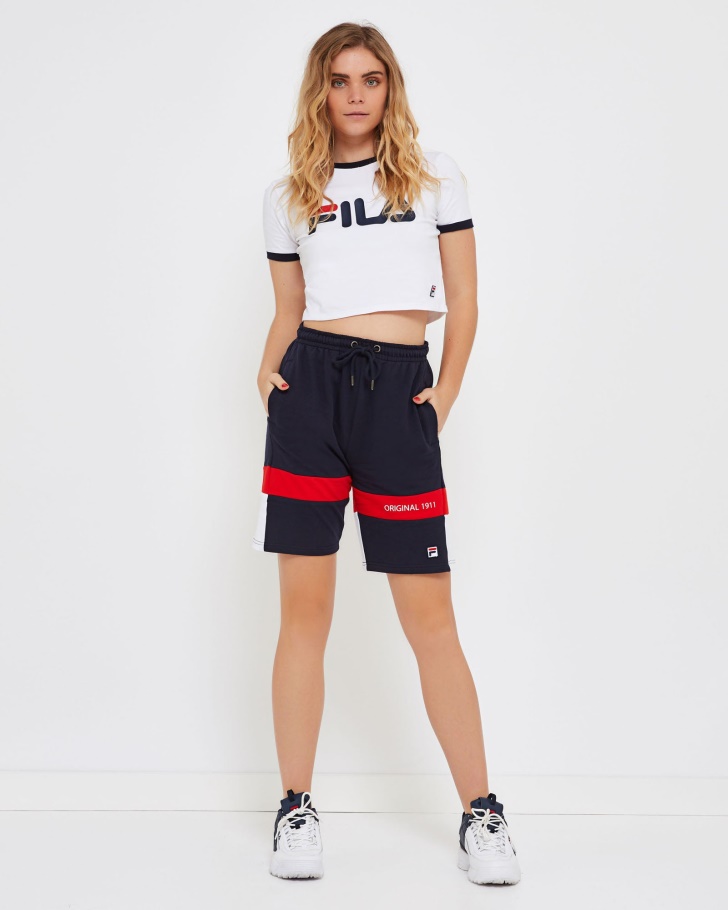 Novo Short Azul Marinho Fila Unissex Verona