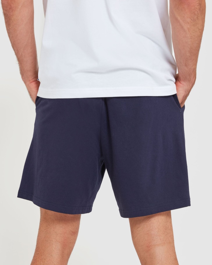 Novo Shorts De Jérsei Masculino Clássico Da Marinha Fila