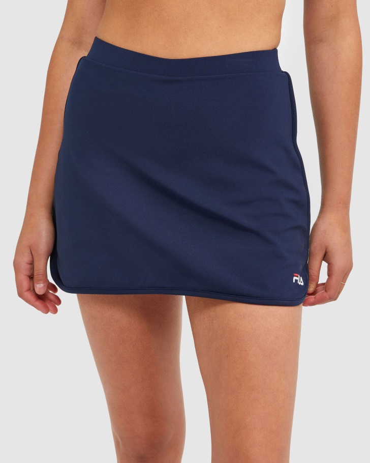 Novo Skort Fila Feminino Clássico Marinho