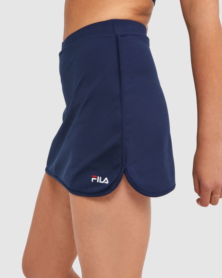Novo Skort Fila Feminino Clássico Marinho