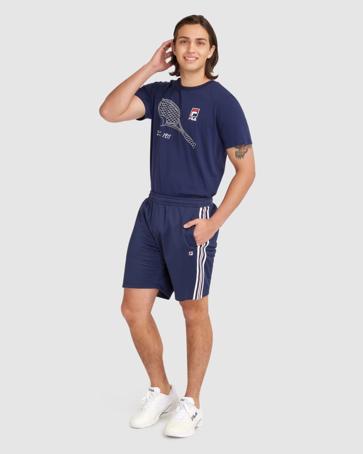 Novo Wyatt Fila Curto Masculino Marinho