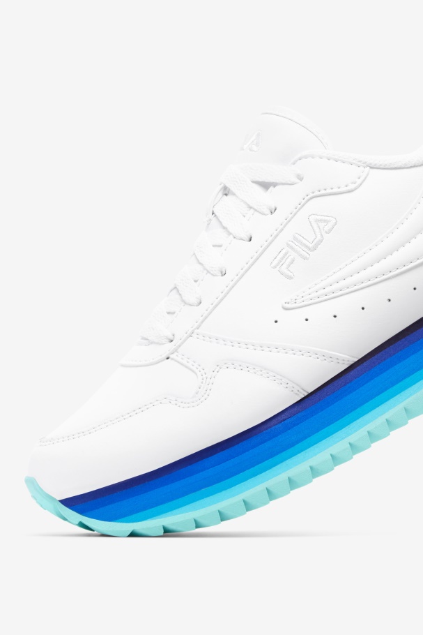 Orbit Stripe Fila Feminino Branco/marinho/azul Aruba