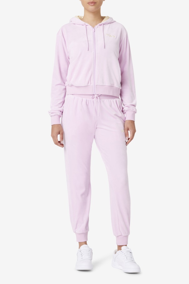 Orquídea Zura Jaqueta De Veludo Fila