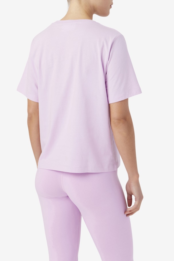 Orquídea/azul/branco Chá Fila Tee