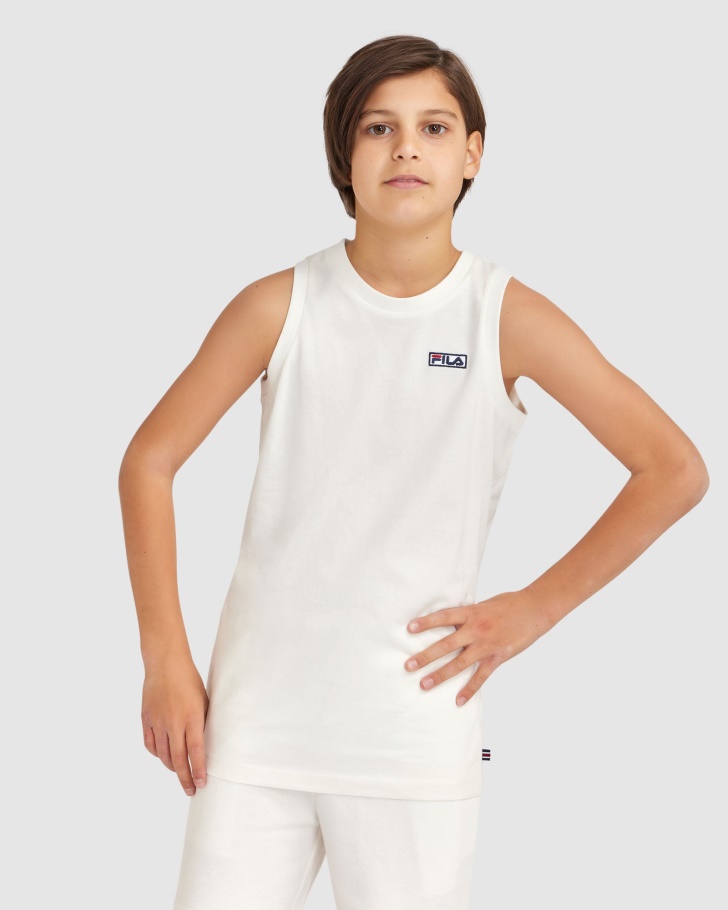 Parker Tank Infantil Fila Branco