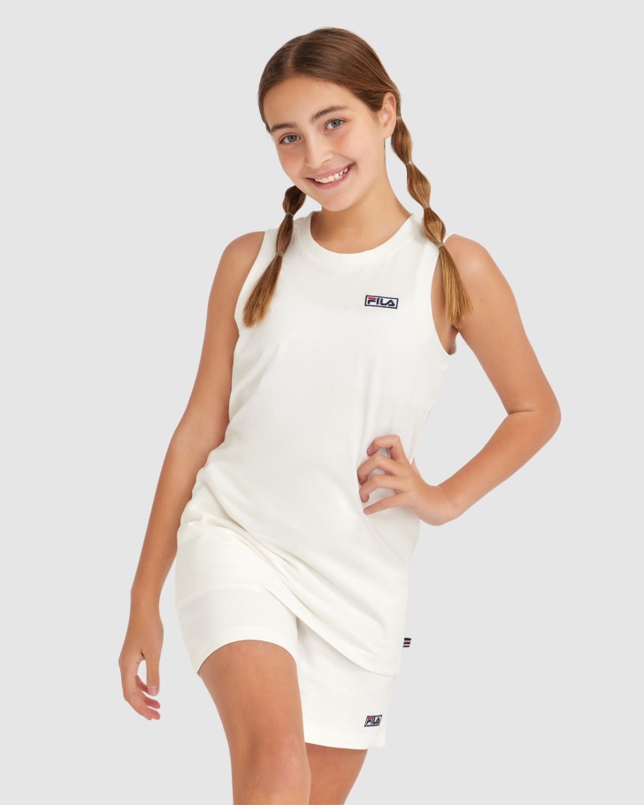 Parker Tank Infantil Fila Branco
