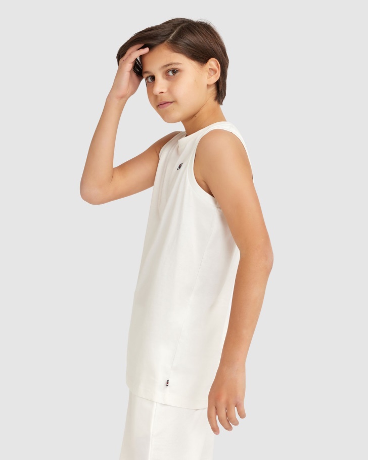 Parker Tank Infantil Fila Branco