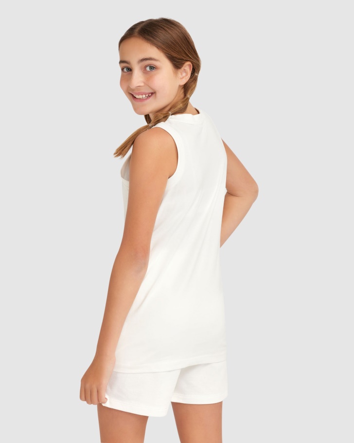 Parker Tank Infantil Fila Branco