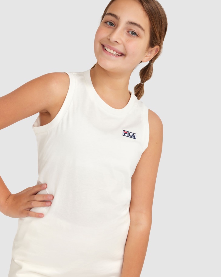 Parker Tank Infantil Fila Branco