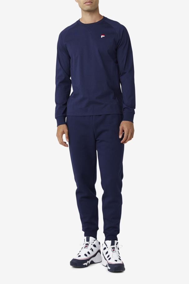 Peacoat Fila Flynn Camiseta Manga Longa