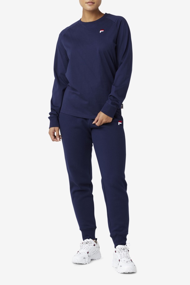 Peacoat Fila Flynn Camiseta Manga Longa