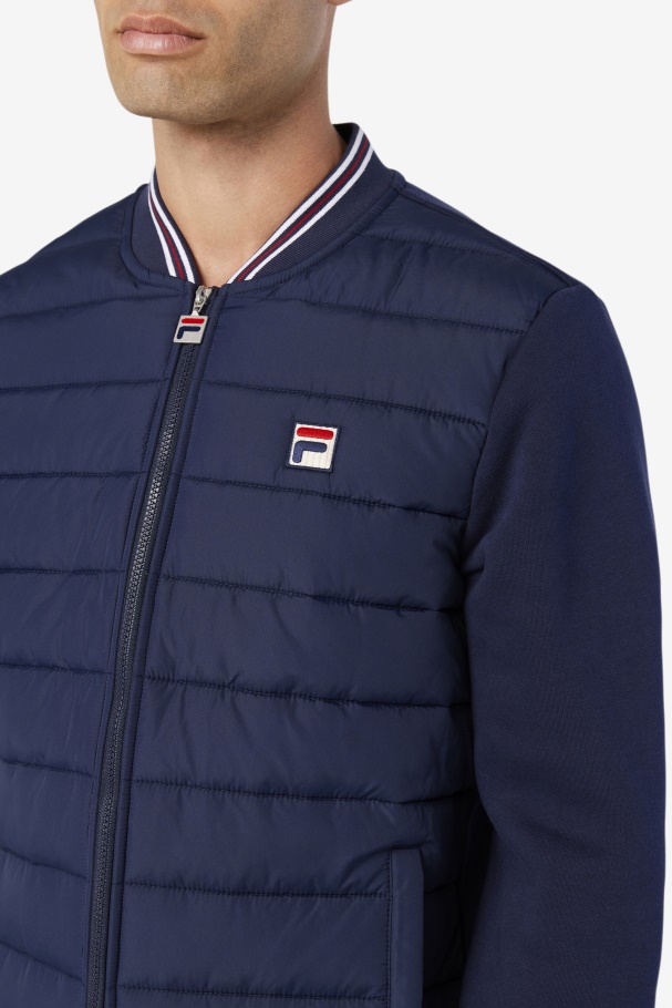 Peacoat Fila Marco Puffer Jacket
