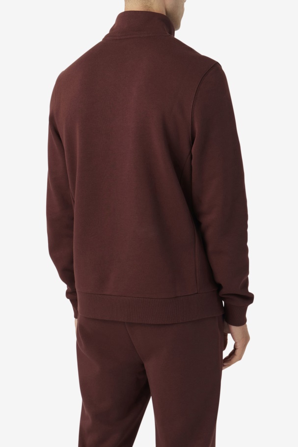 Pedra Marrom Weston Meio Zip Fila