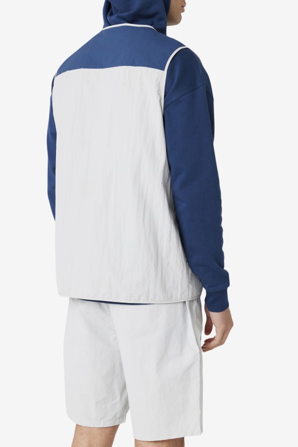 Pedra/marinha/tomate Cereja Colete Fila Hansi