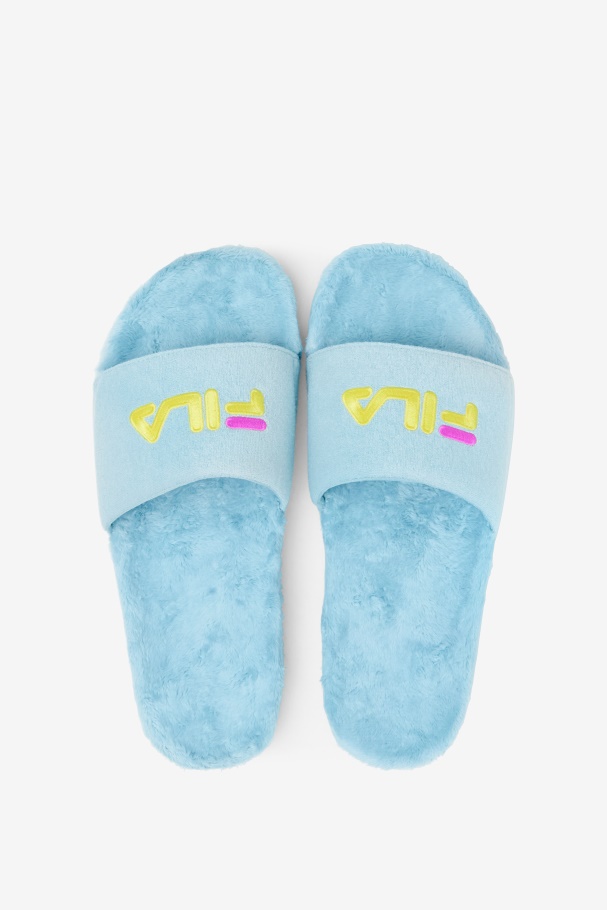 Petit Four/roxo/amarelo Terry Drifter Slide Fila