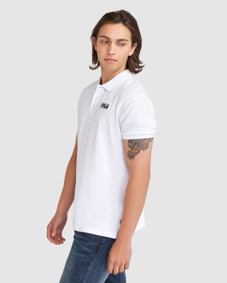 Polo Asher Branco Fila Masculino