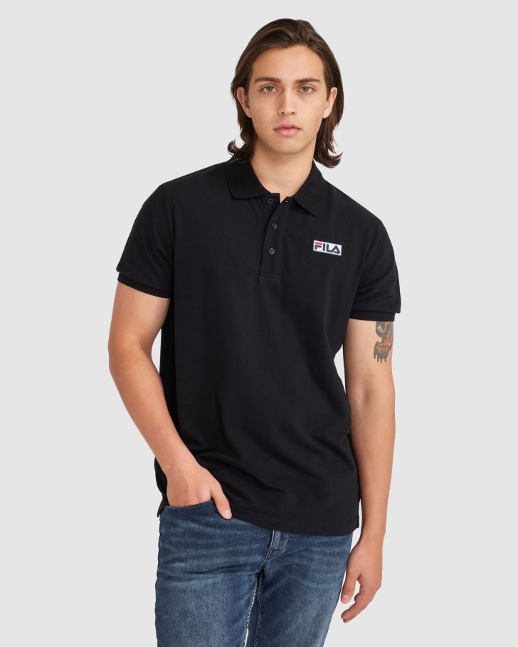 Polo Asher Masculino Fila Preta