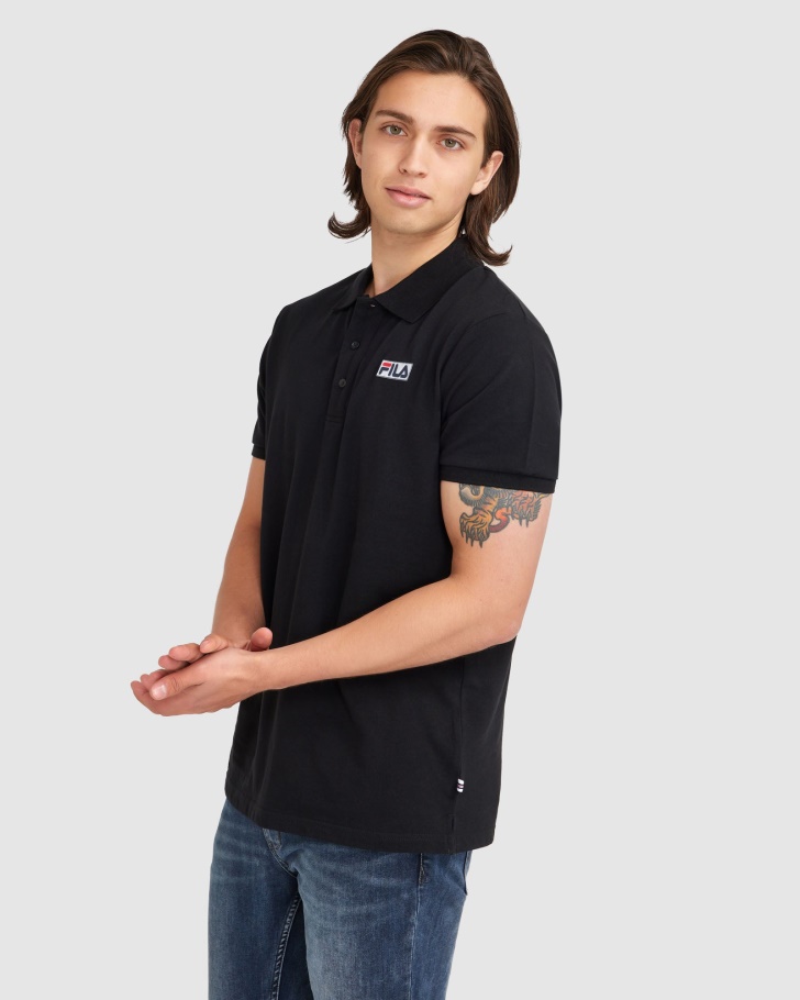 Polo Asher Masculino Fila Preta