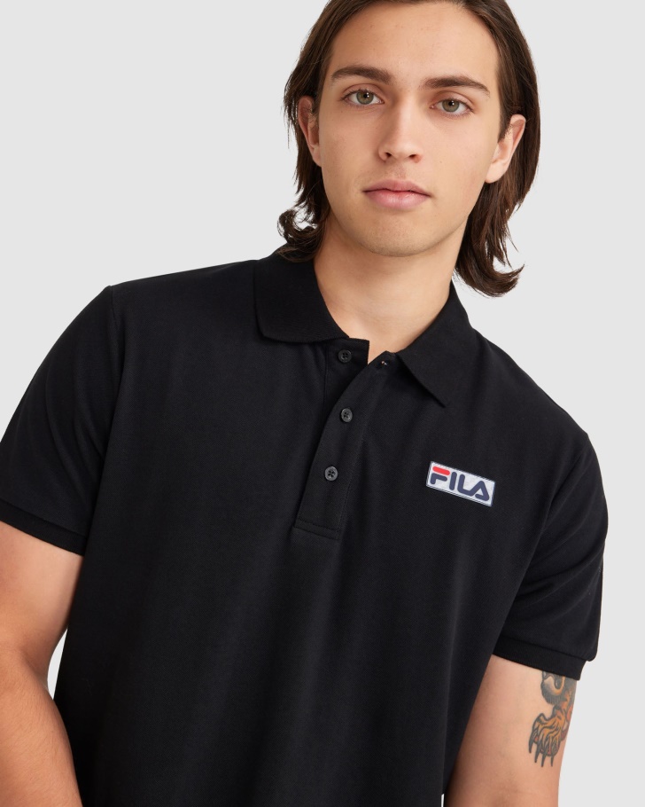Polo Asher Masculino Fila Preta