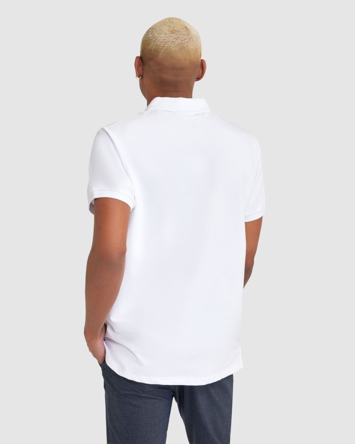 Polo Branco Blake Masculino Fila