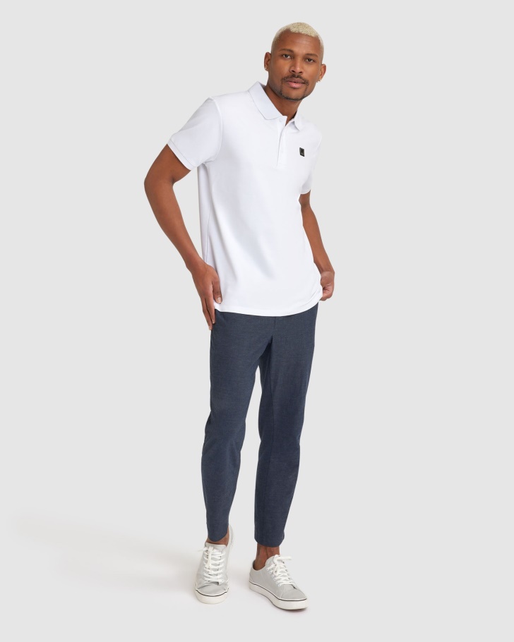 Polo Branco Blake Masculino Fila